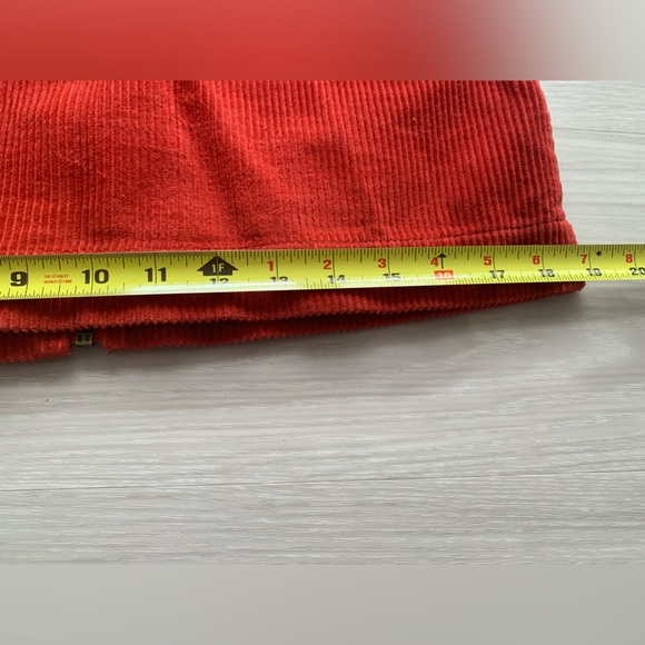 Forever 21 Red Corduroy Overalls Mini Dress w/ Pockets!! ❤️ - Picture 9 of 9